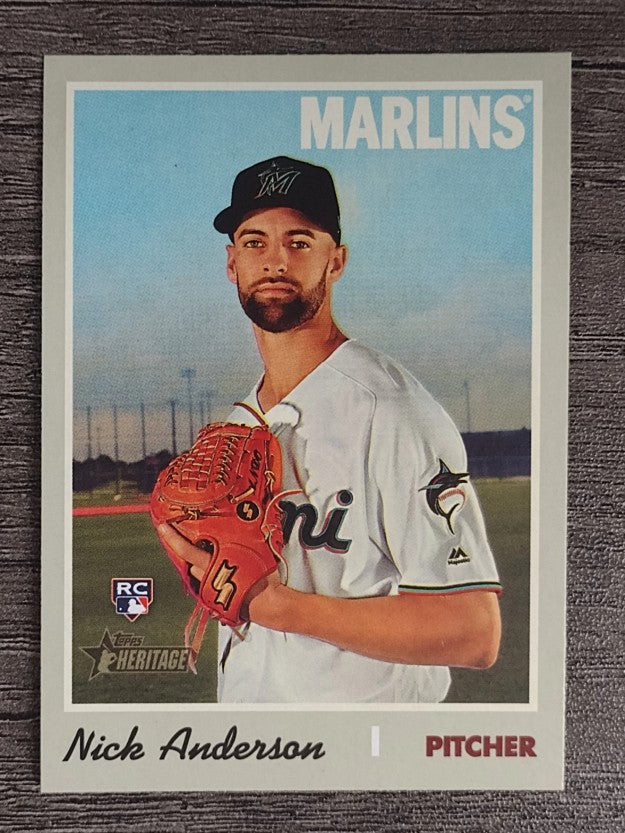 2019 Topps Heritage #692 Nick Anderson RC