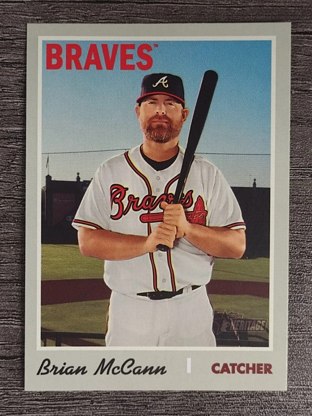 2019 Topps Heritage #579 Brian McCann