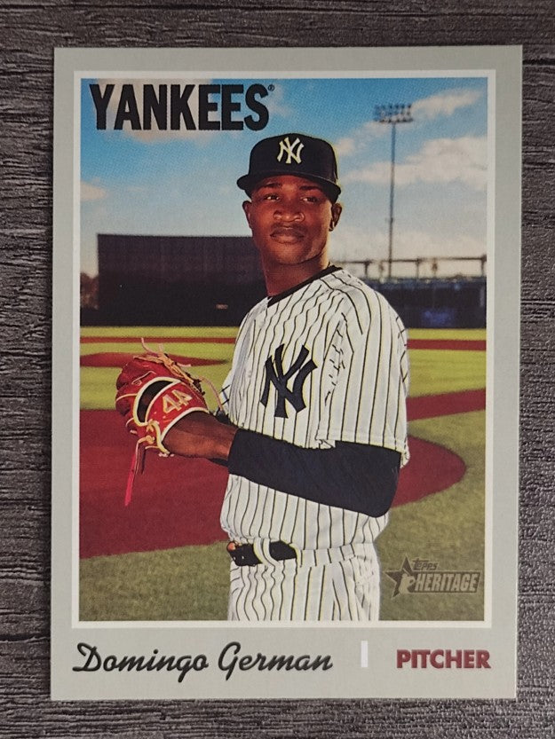 2019 Topps Heritage #664 Domingo German