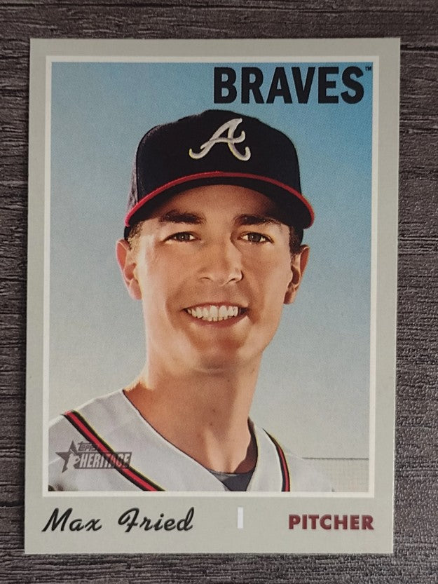 2019 Topps Heritage #577 Max Fried