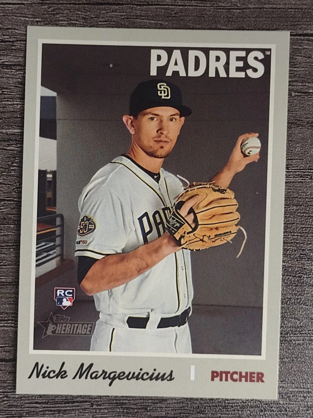2019 Topps Heritage #625 Nick Margevicius RC