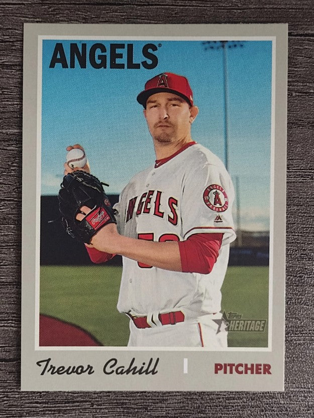 2019 Topps Heritage #536 Trevor Cahill