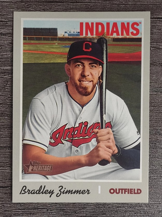 2019 Topps Heritage #518 Bradley Zimmer