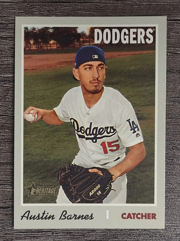 2019 Topps Heritage #597 Austin Barnes