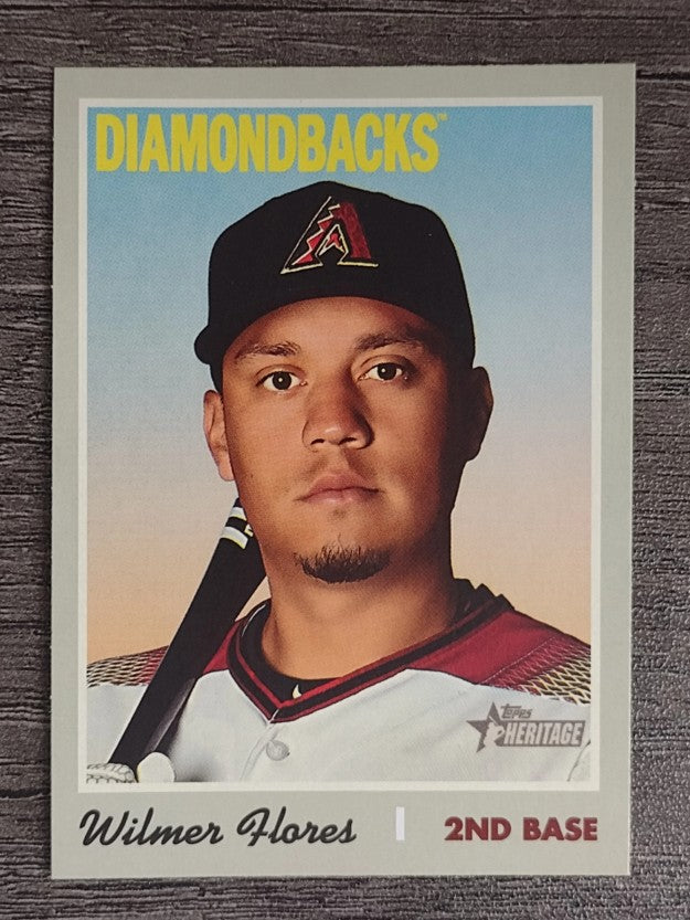 2019 Topps Heritage #590 Wilmer Flores