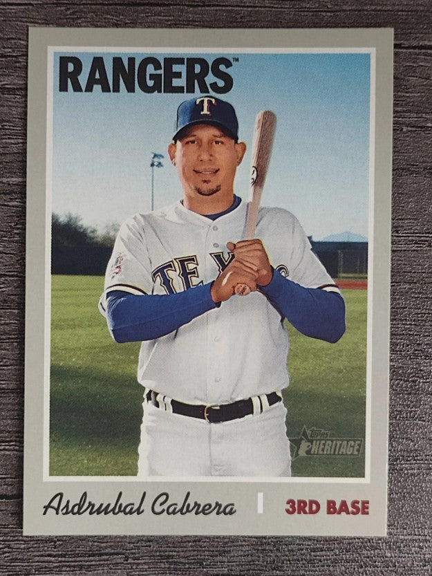 2019 Topps Heritage #634 Asdrubal Cabrera