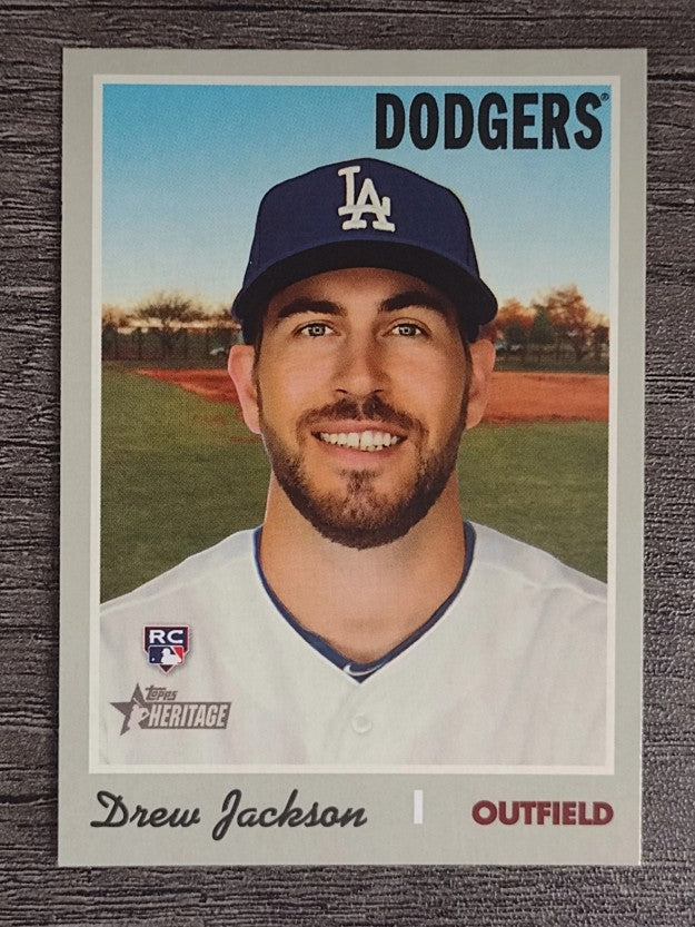 2019 Topps Heritage #621 Drew Jackson RC
