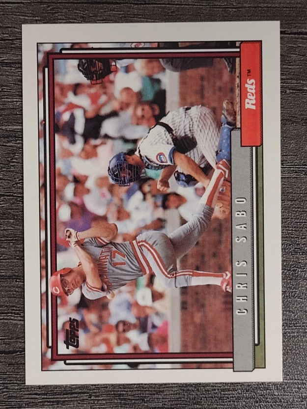 1992 Topps #485 Chris Sabo