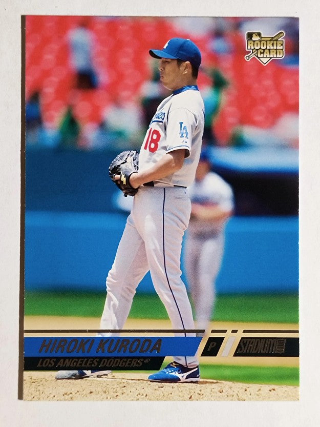 2008 Stadium Club #149a Hiroki Kuroda RC