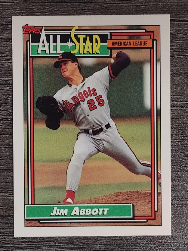 1992 Topps #406 Jim Abbott AS