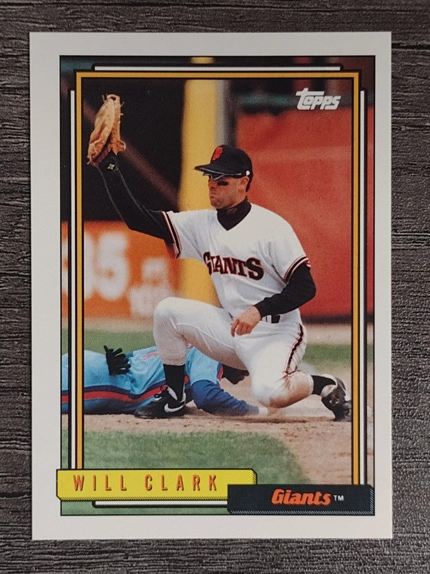 1992 Topps #330 Will Clark