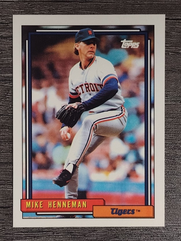 1992 Topps #293 Mike Henneman