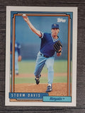 1992 Topps #556 Storm Davis