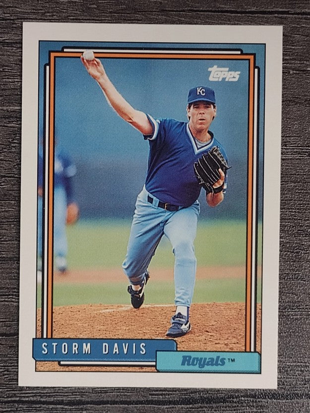 1992 Topps #556 Storm Davis