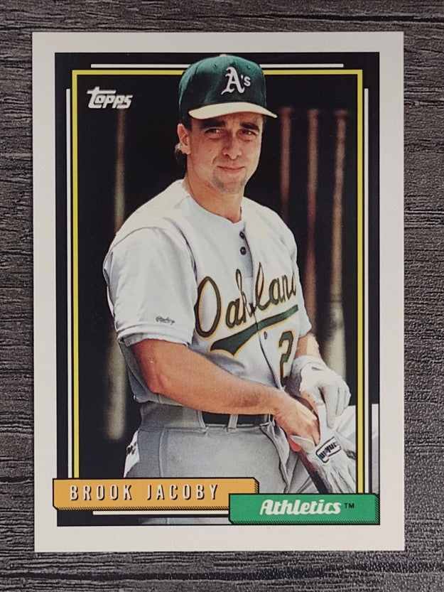 1992 Topps #606 Brook Jacoby