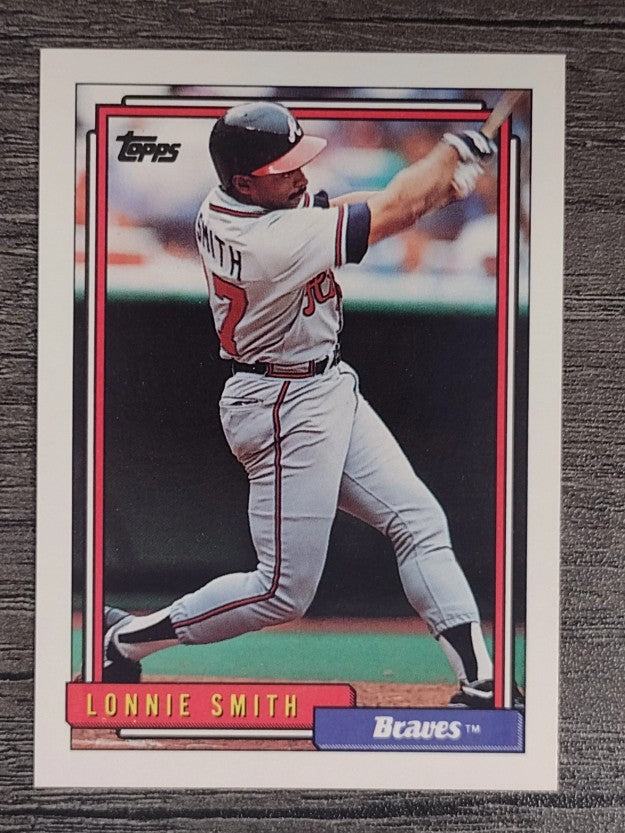 1992 Topps #467 Lonnie Smith