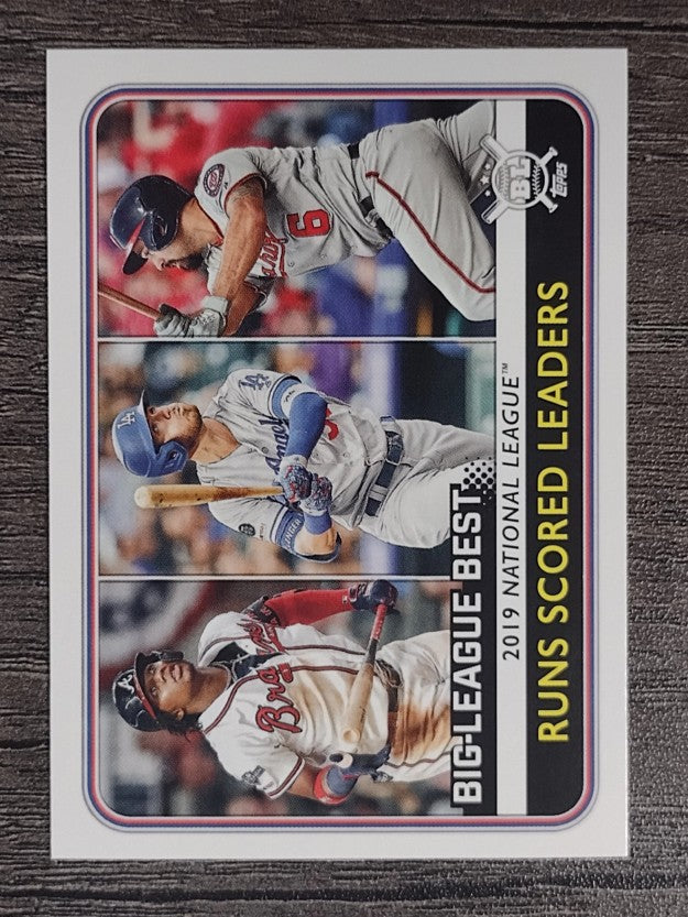 2020 Topps Big League #238 Anthony Rendon/Cody Bellinger/Ronald Acuna Jr. LL