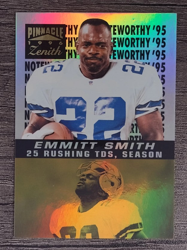 1996 Zenith Noteworthy '95 #4 Emmitt Smith