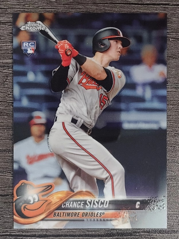 2018 Topps Chrome #133 Chance Sisco RC