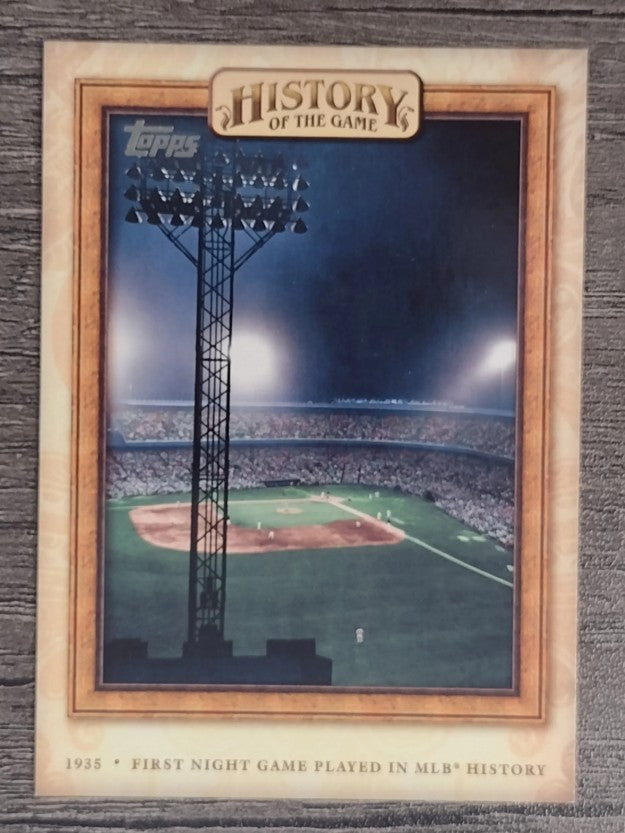 2010 Topps History of the Game #HOG12 Babe Ruth/First Night Game Played