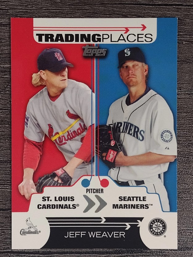 2007 Topps Trading Places #TP1 Jeff Weaver