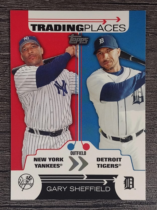 2007 Topps Trading Places #TP18 Gary Sheffield