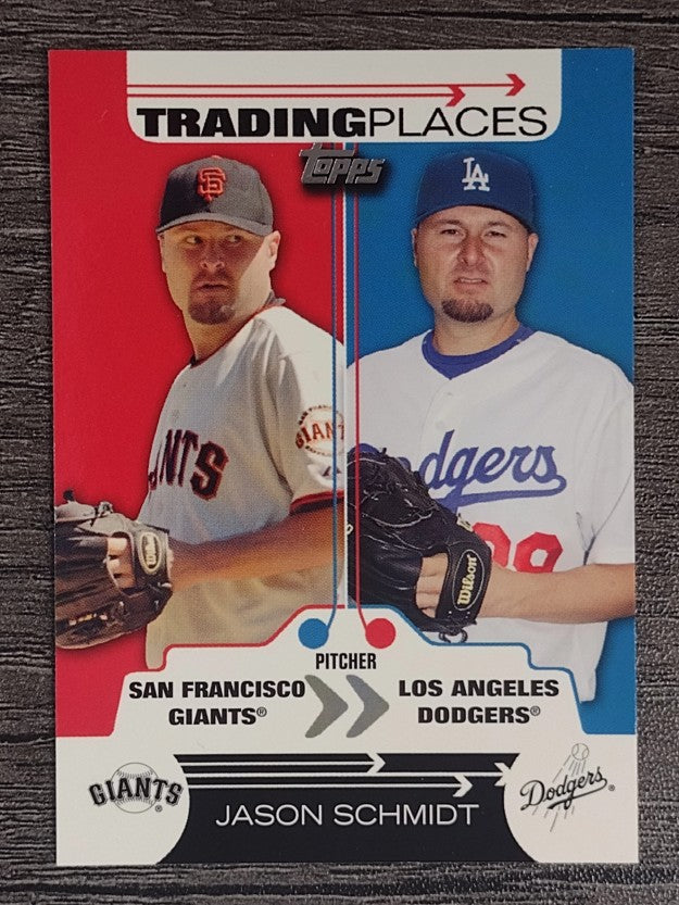 2007 Topps Trading Places #TP25 Jason Schmidt