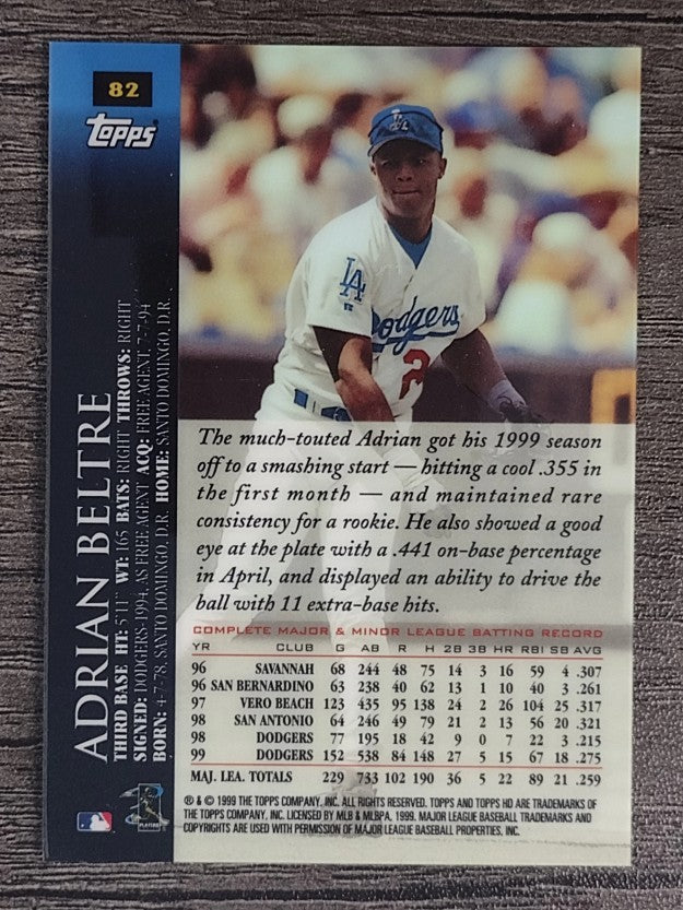 2000 Topps HD #82 Adrian Beltre