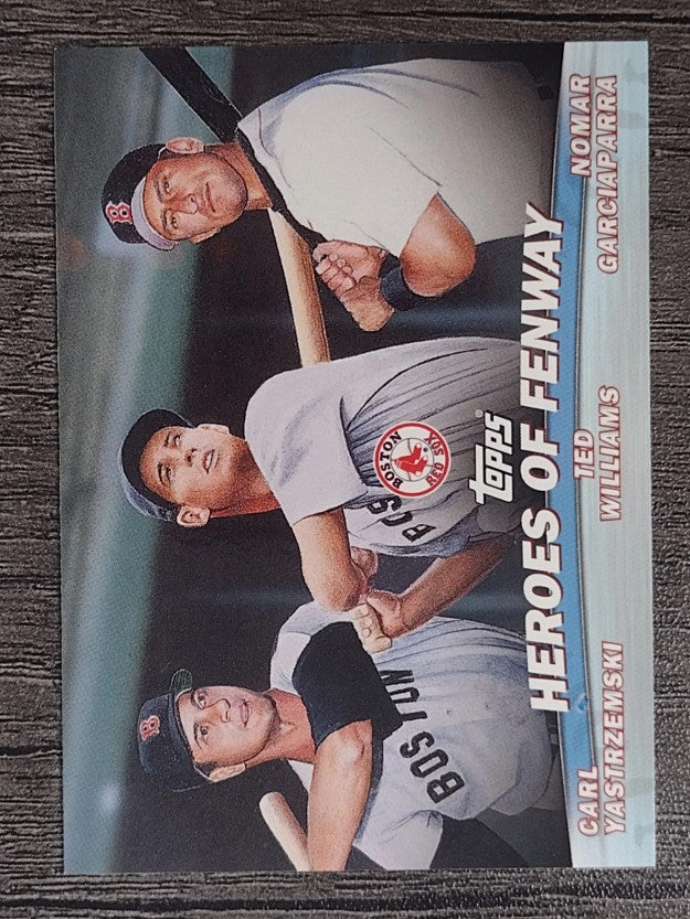 2001 Topps Combos #TC13 Carl Yastrzemski/Ted Williams/Nomar Garciaparra