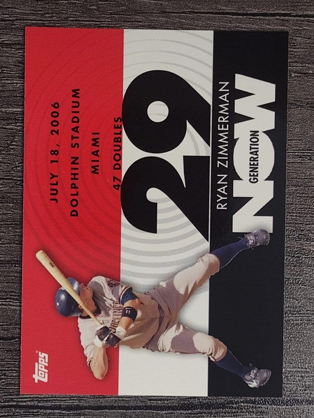 2007 Topps Generation Now #GN247 Ryan Zimmerman
