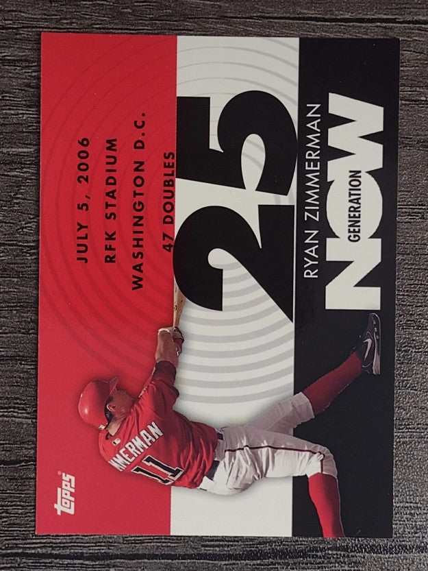 2007 Topps Generation Now #GN243 Ryan Zimmerman