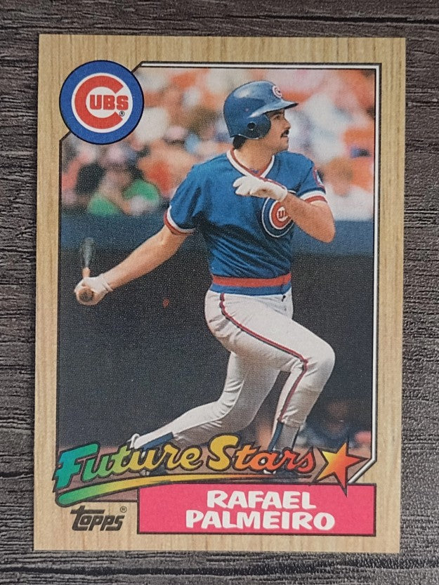 1987 Topps #634 Rafael Palmeiro RC