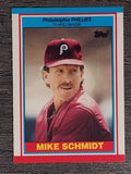 1989 Topps UK Minis #70 Mike Schmidt