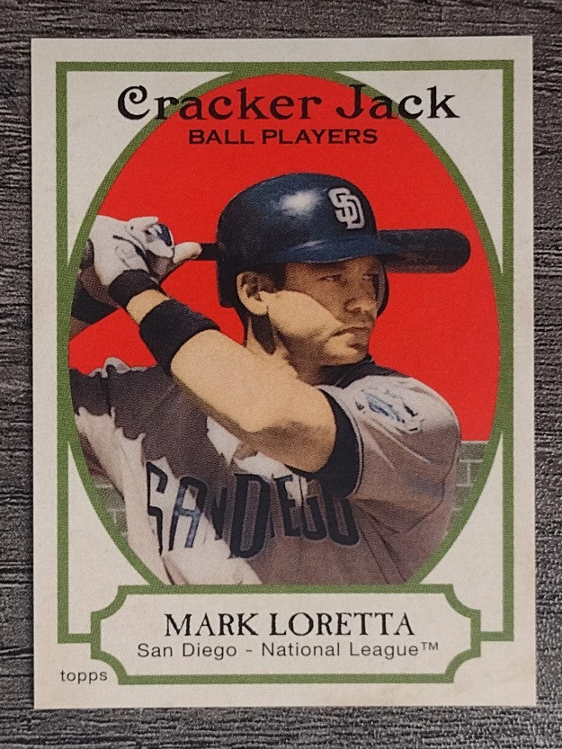 2005 Topps Cracker Jack Mini Stickers #166 Mark Loretta SP