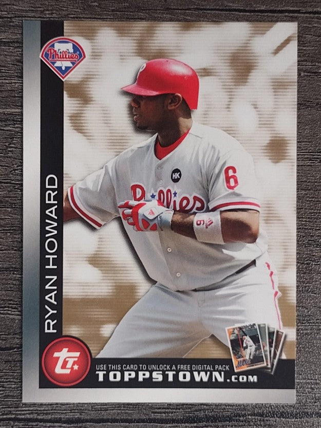 2010 Topps Topps Town Gold #TTT13 Ryan Howard
