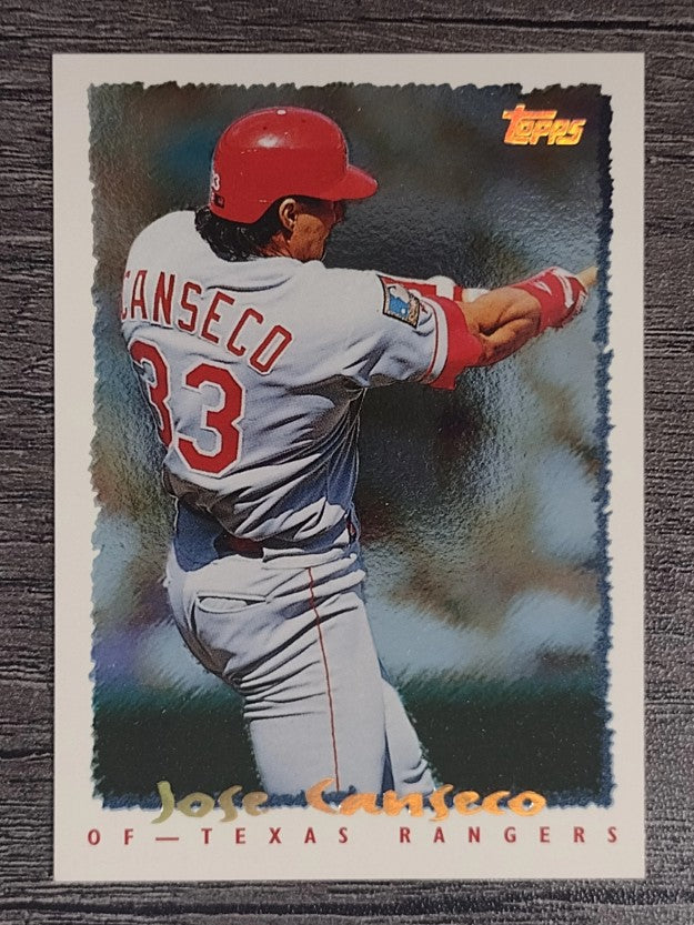 1995 Topps Cyberstats #161 Jose Canseco