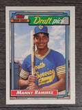 1992 Topps #156 Manny Ramirez RC (EX)