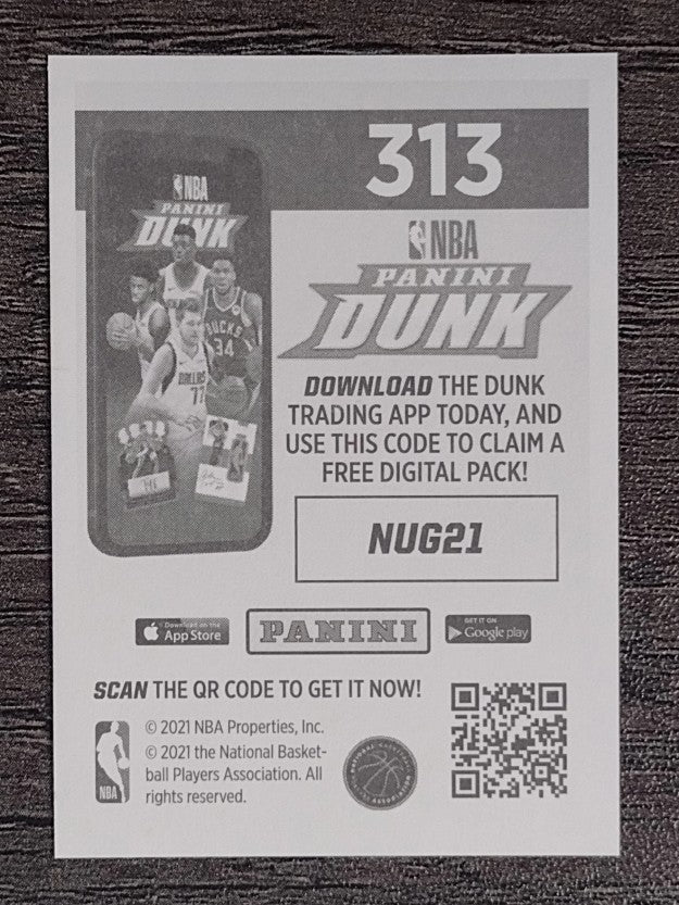 2021-22 Panini Stickers #313 Denver Nuggets Team Logo FOIL