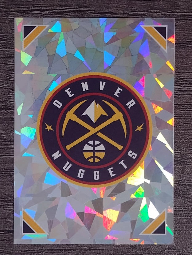 2021-22 Panini Stickers #313 Denver Nuggets Team Logo FOIL