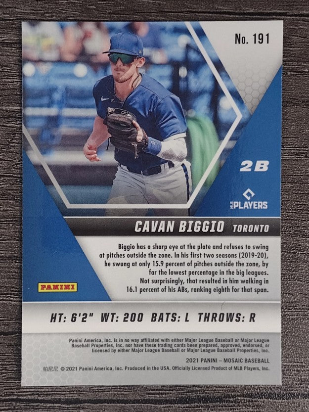 2021 Panini Mosaic #191 Cavan Biggio