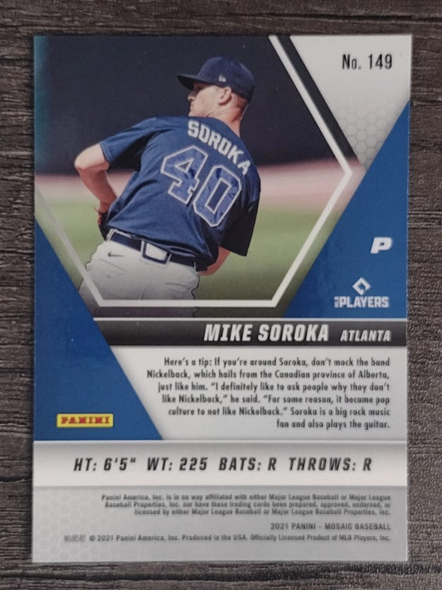 2021 Panini Mosaic #149 Mike Soroka