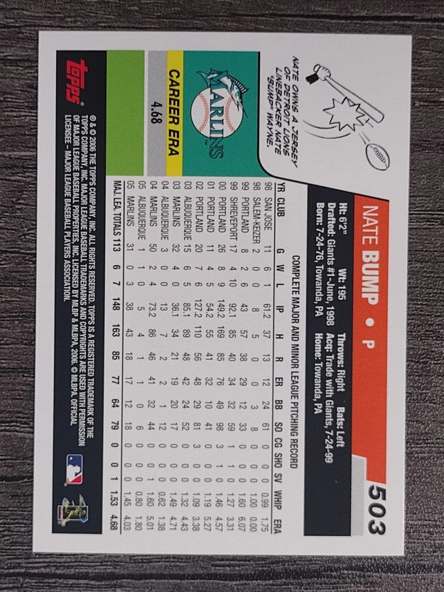 2006 Topps #503 Nate Bump