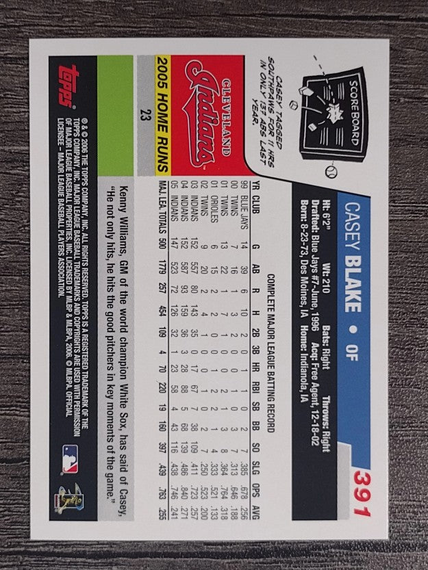 2006 Topps #391 Casey Blake