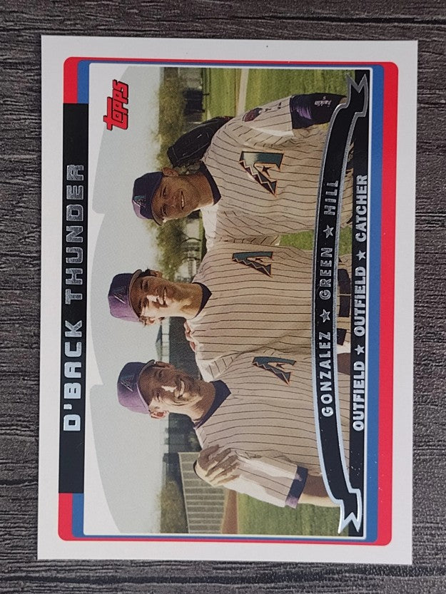 2006 Topps #657 Luis Gonzalez/Shawn Green/Koyie Hill