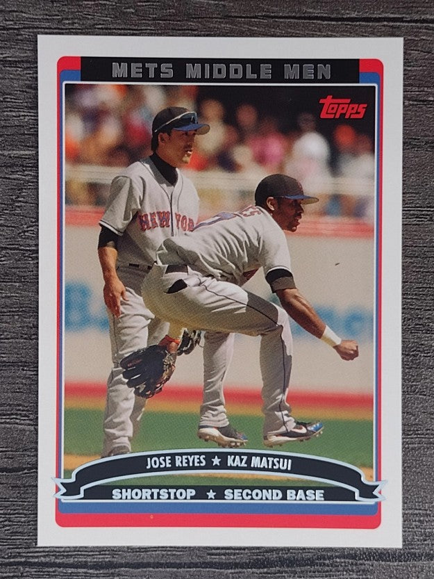 2006 Topps #651 Jose Reyes/Kazuo Matsui