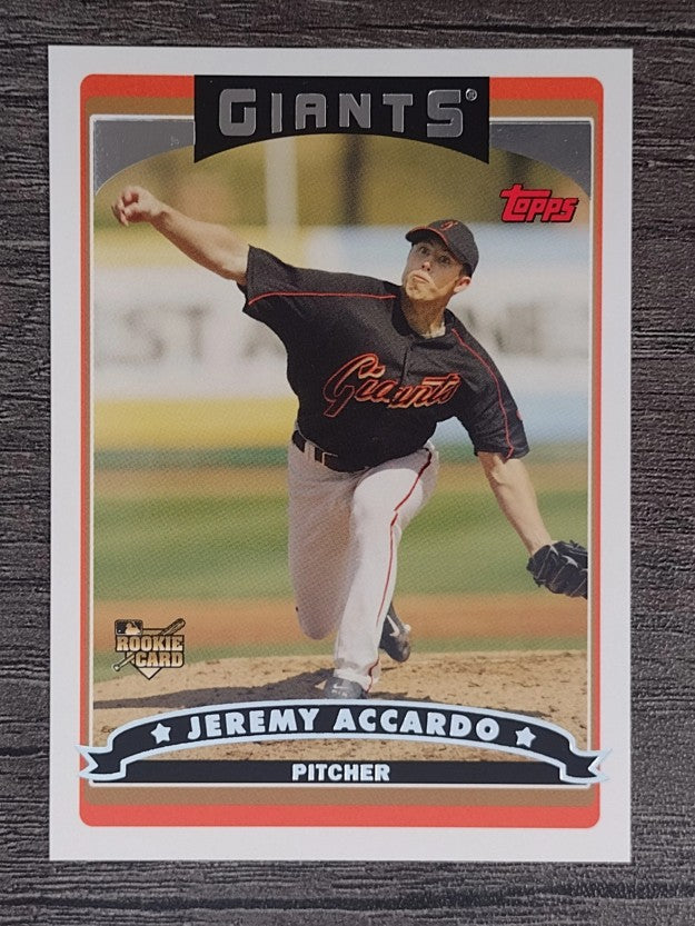 2006 Topps #625 Jeremy Accardo RC