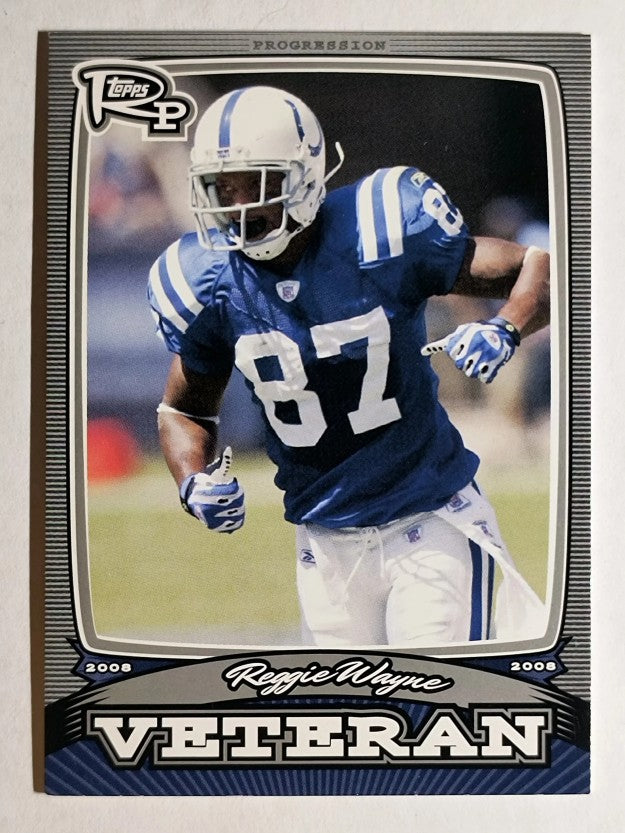 2008 Topps Rookie Progression Veterans Silver #PVRW Reggie Wayne