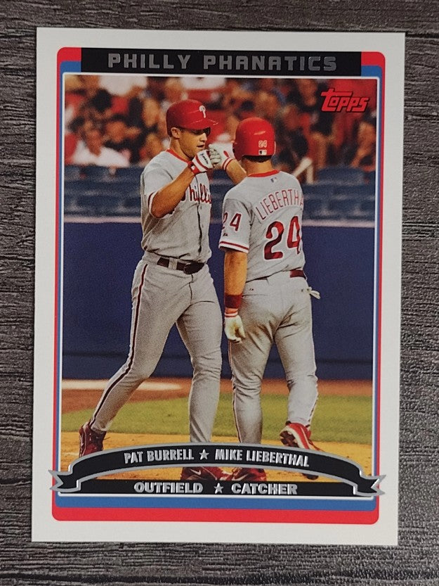 2006 Topps #650 Pat Burrell/Mike Lieberthal