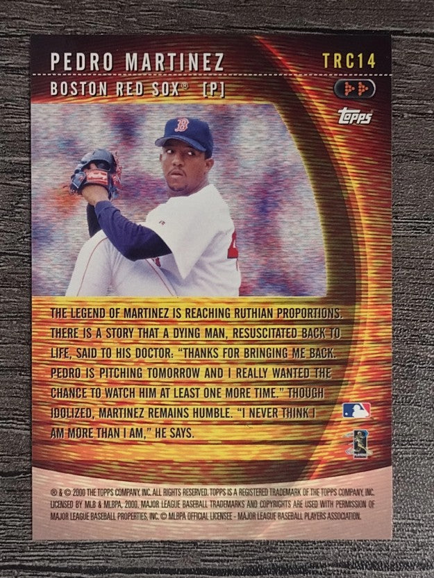 2001 Topps A Tradition Continues #TRC14 Pedro Martinez
