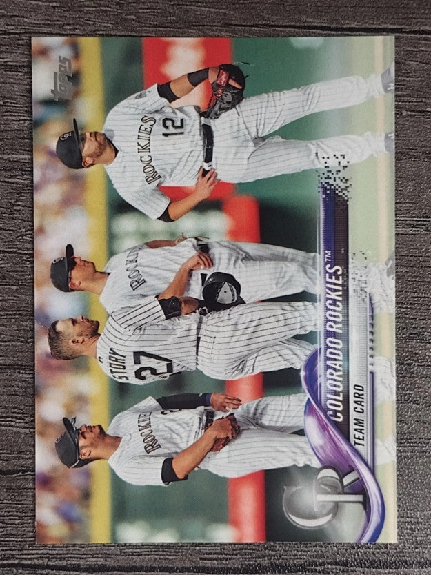 2018 Topps #314 Colorado Rockies